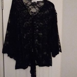 A lace shirt